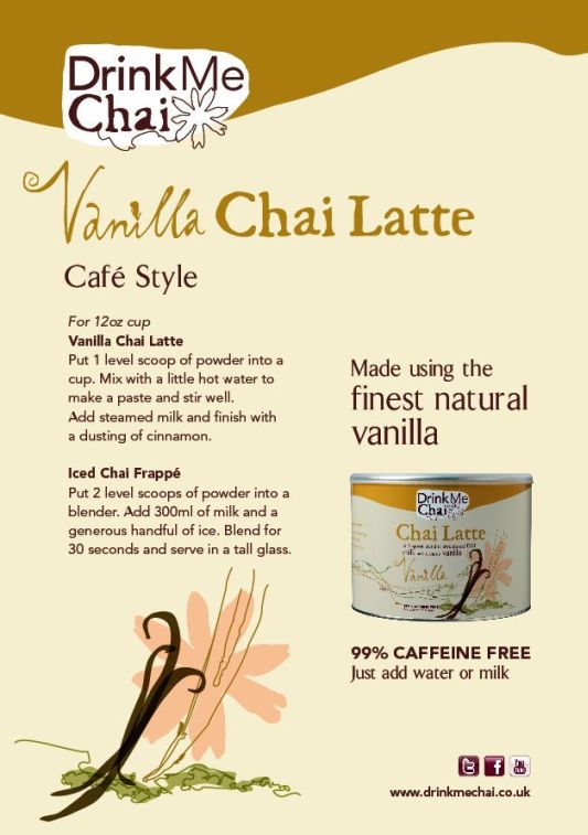 Drink Me Chai Vanilla Recipes