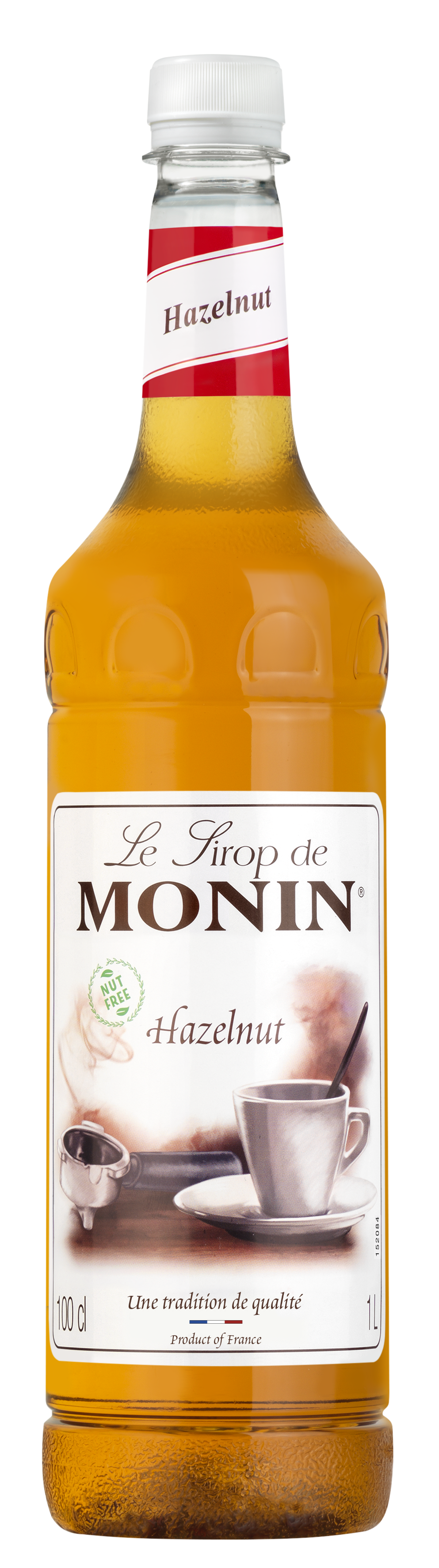 MONIN Premium Hazelnut NUT FREE Syrup 1L