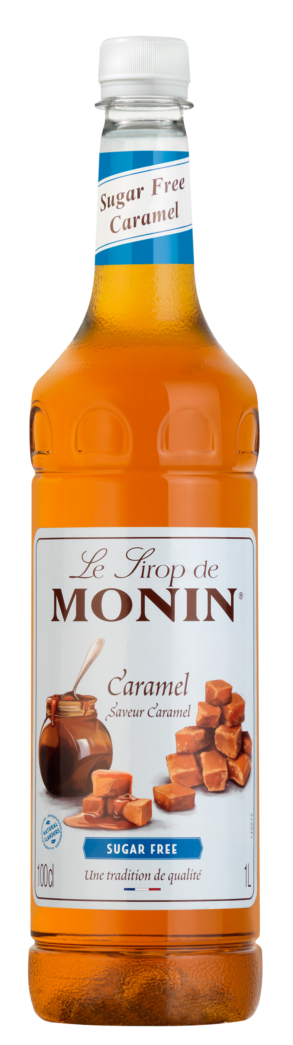 MONIN Premium Caramel Sugar Free Syrup 1L (plastic)