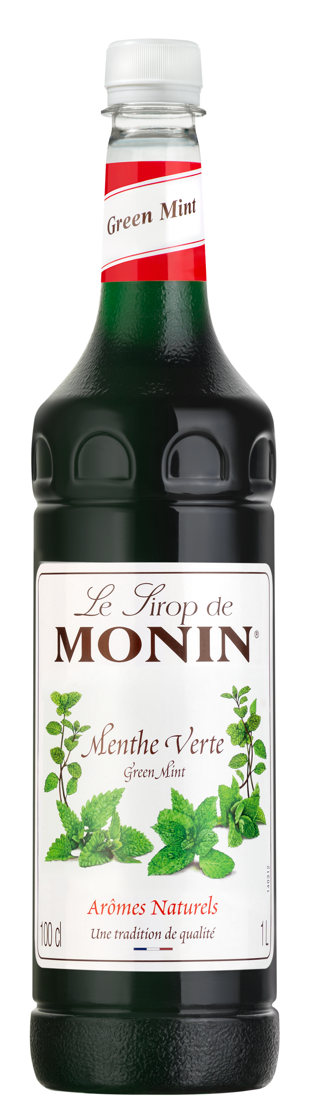 MONIN Premium Green Mint Syrup 1L (plastic)