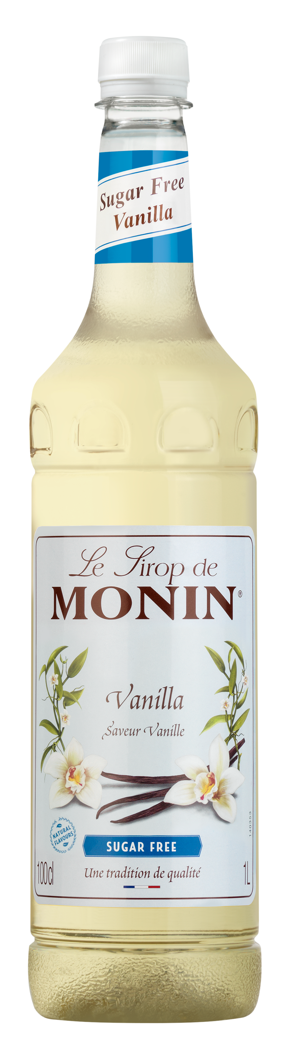 MONIN Premium Vanilla Sugar Free Syrup 1L (plastic)