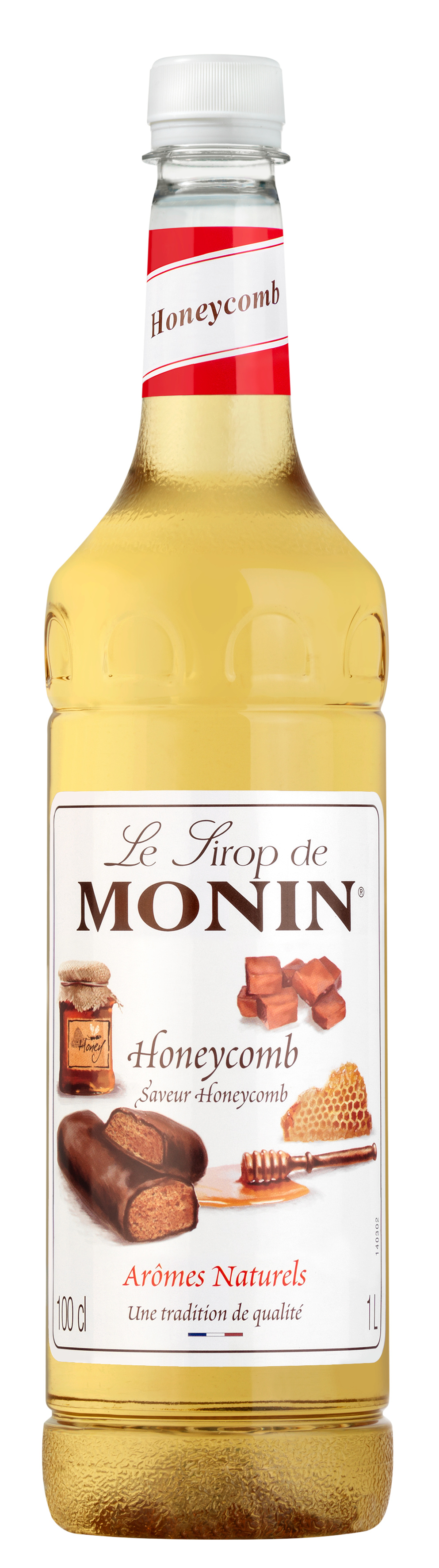 MONIN Premium Honeycomb Syrup 1L (plastic)